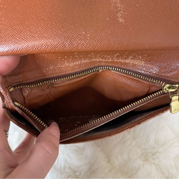 LOUIS VUITTON Long Wallet Monogram Canvas Authentic USED - Picture 10 of 11